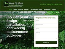 Tablet Screenshot of plantslebacle.com